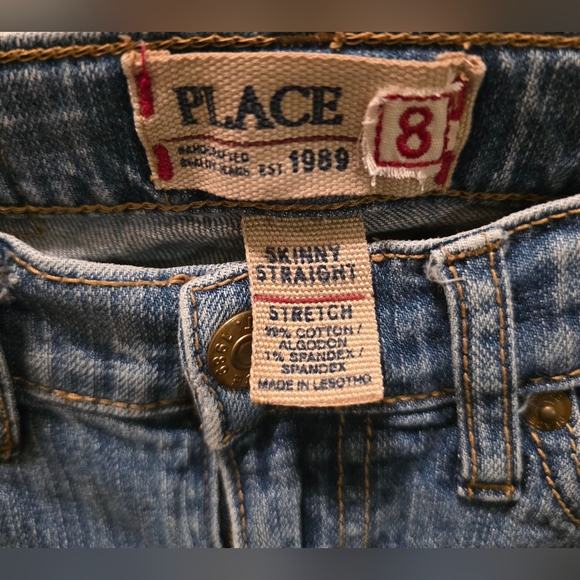 🧡 The Children's Place Lot 4 Items Jeans Skort Shorts Girls 8 - Picture 10 of 11